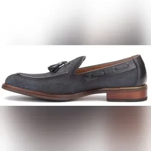 VINTAGE FOUNDRY LEATHER & WOVEN TASSEL LOAFER SIZE 9.5 Vintage Foundry Co | Shoes | New Vintage Foundry Randy  main image 3